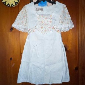Vintage floral lace Easter spring dress